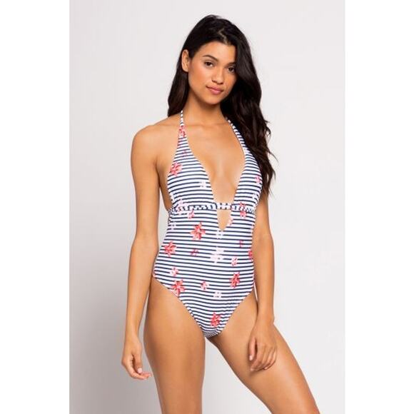 NWT! L*space Pamela One Piece, Size 4, Floral Bay - Picture 1 of 8